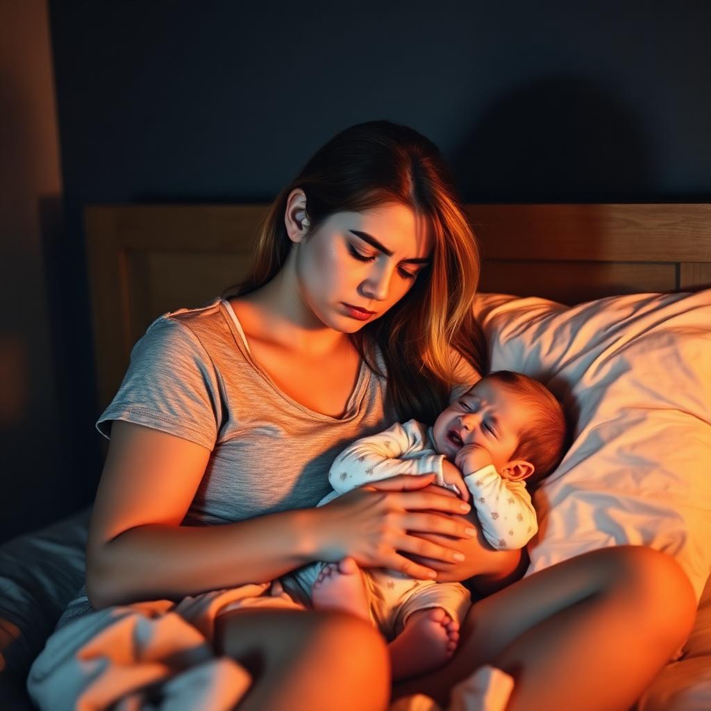 Exhausted mom without the manual